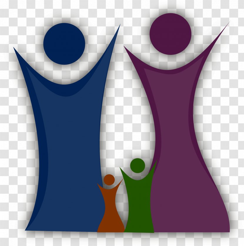 Coparenting Child Day Care - Parenting - Blue Family Cliparts Transparent PNG