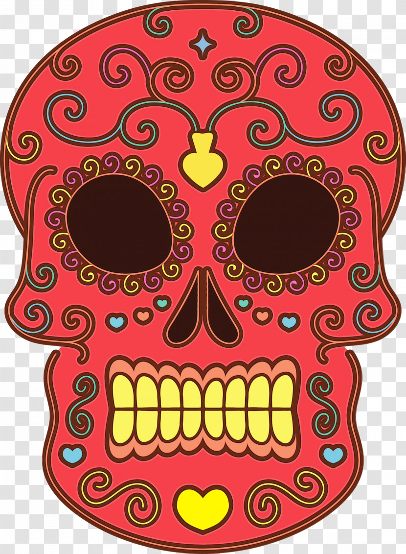 Day Of The Dead Visual Arts Calavera Watercolor Painting Drawing Transparent PNG