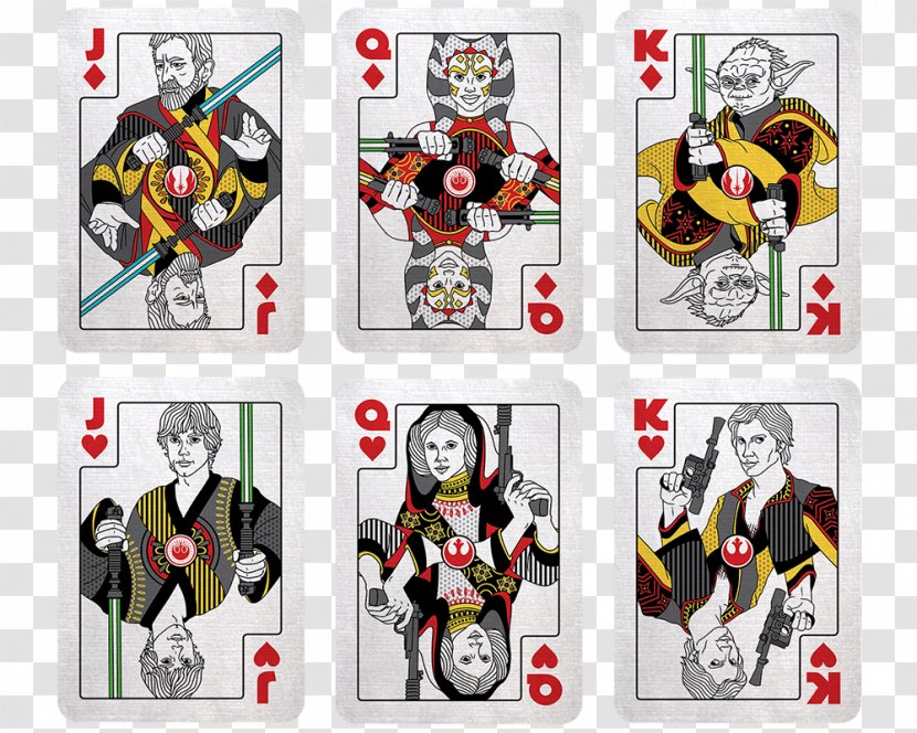 Kylo Ren Anakin Skywalker Boba Fett Playing Card Game - Heart - Suits Transparent PNG