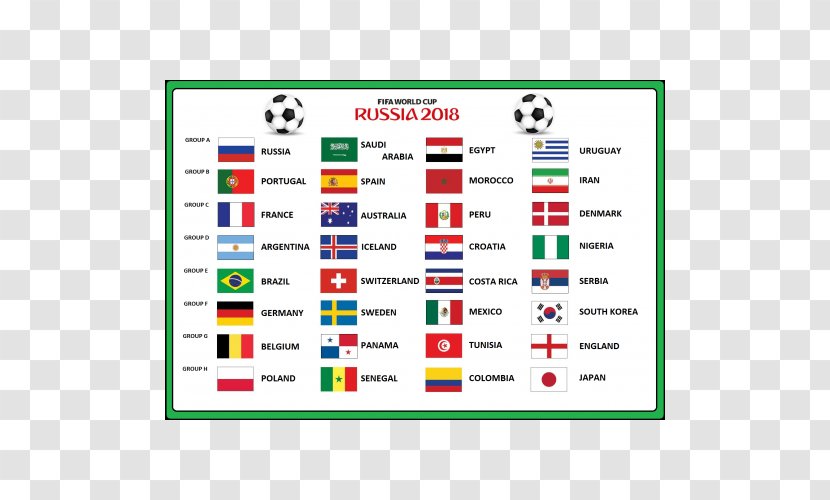 Flag 2018 World Cup Brass Centimeter Font - Number Transparent PNG