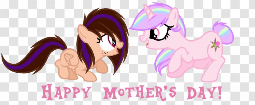 Pony Horse Clip Art - Cartoon - Happy Mother S Day Transparent PNG