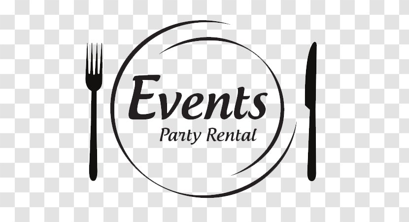 Logo Party Tent Wedding Renting - Cutlery Transparent PNG