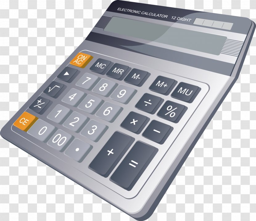 Credit Card Finance Investment Bank - Electronics - A Calculator Transparent PNG
