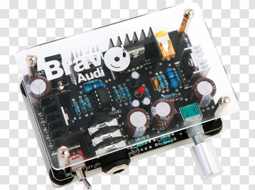 Microphone Headphone Amplifier Headphones Audio Power - Microcontroller Transparent PNG