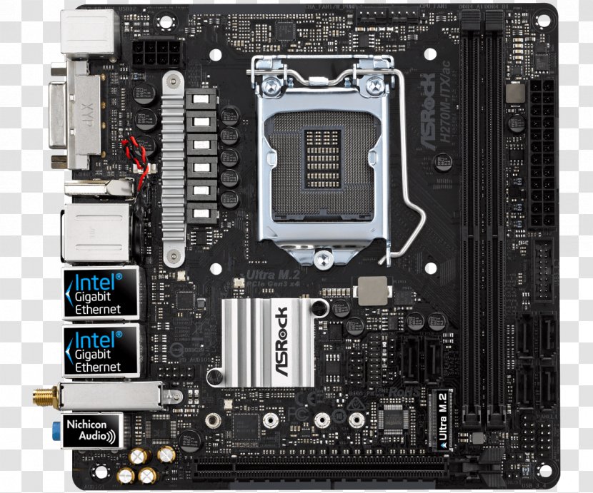 Intel Mini-ITX LGA 1151 ASRock Fatal1ty Z270 Gaming K6 - Skylake - Miniitx Transparent PNG