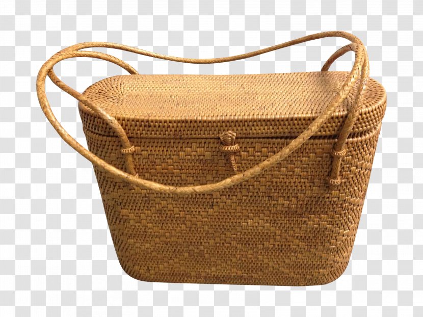 Handbag The Longaberger Company Basket Wicker - Brown - Bag Transparent PNG