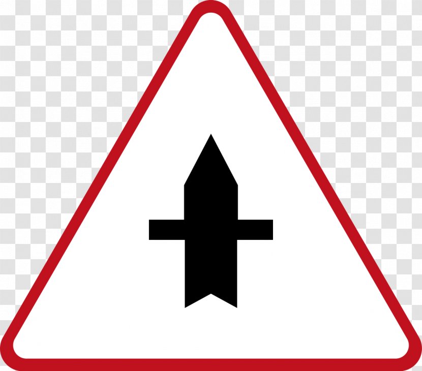 Traffic Sign Road Signs In France Code - Yield Transparent PNG