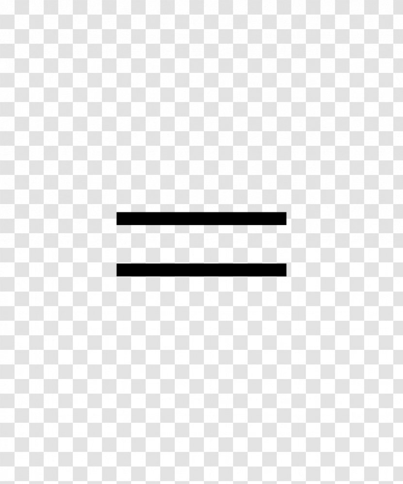 Equals Sign Symbol Equality - Paragraph Vector Transparent PNG