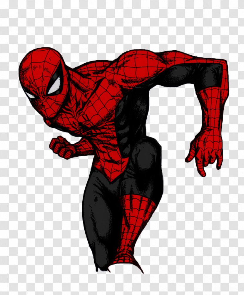 Cartoon Legendary Creature - Joint - Spiderman Drawing Transparent PNG