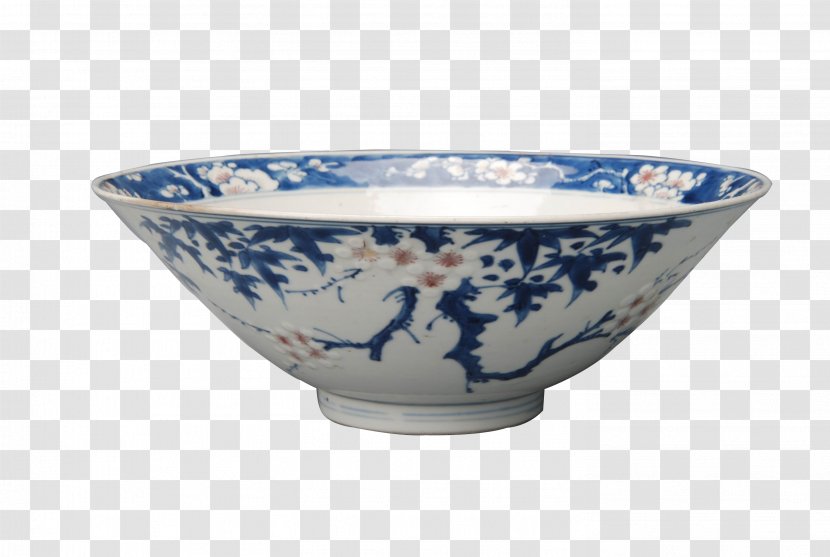Jingdezhen Blue And White Pottery Ceramic Bowl Porcelain - Meiping - Artwork Transparent PNG