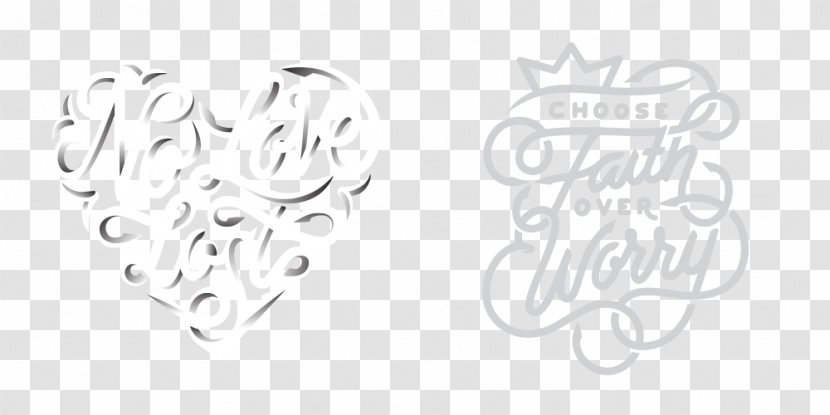 Logo White Calligraphy Font - Monochrome - Design Transparent PNG