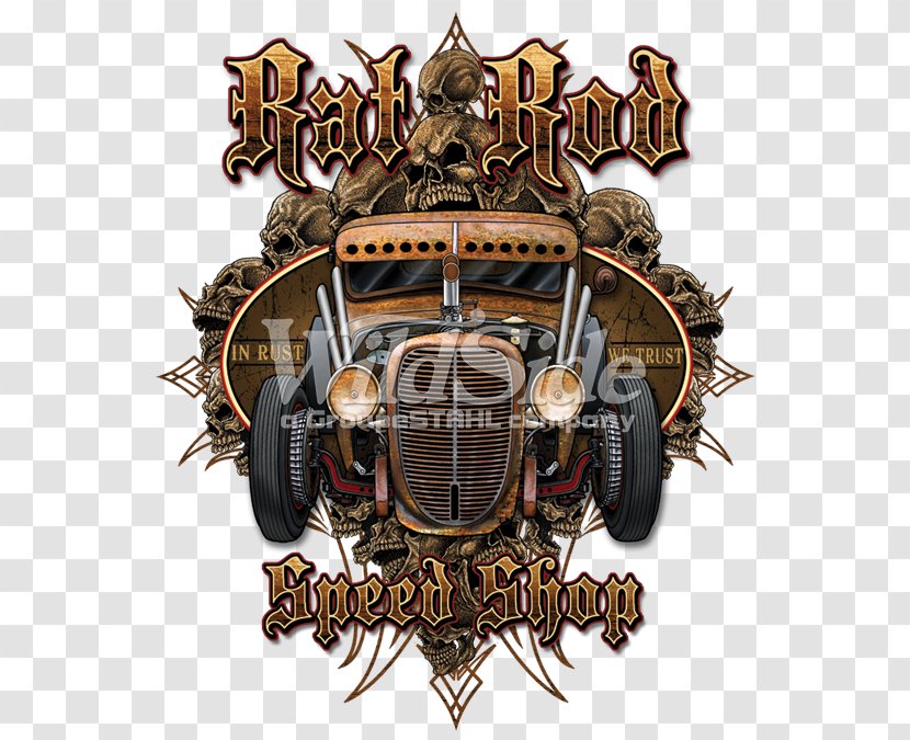 Car T-shirt Hot Rod Rat - Classic Transparent PNG