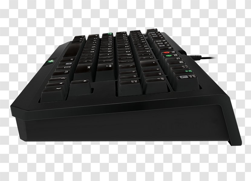 Computer Keyboard Gaming Keypad Razer Inc. Haptic Technology - Electronic Instrument Transparent PNG