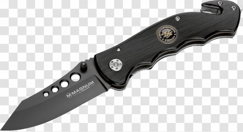 Pocketknife Blade Tool Magnum USN Seals 01MB856 - Cold Weapon - Knife Transparent PNG
