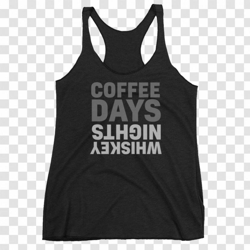 T-shirt Tanks Lake Sleeveless Shirt Clothing - Active Tank - Coffee Poster Transparent PNG