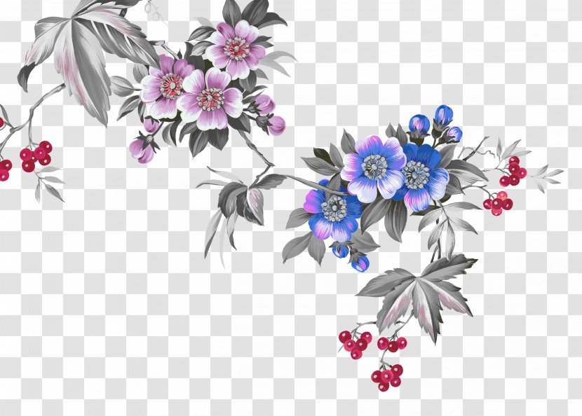 Software Clip Art - Flowering Plant - Vector Floral Flowers Transparent PNG