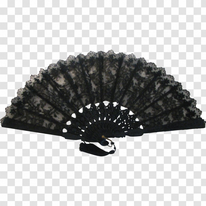 Hand Fan Lace Air Conditioning Pin - Decorative Transparent PNG