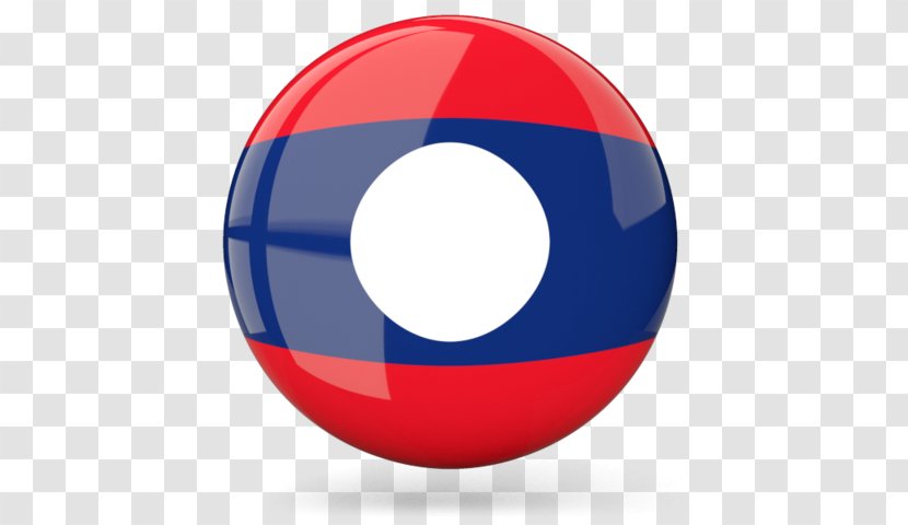 Flag Of Laos Cambodia The United Kingdom - Sphere Transparent PNG