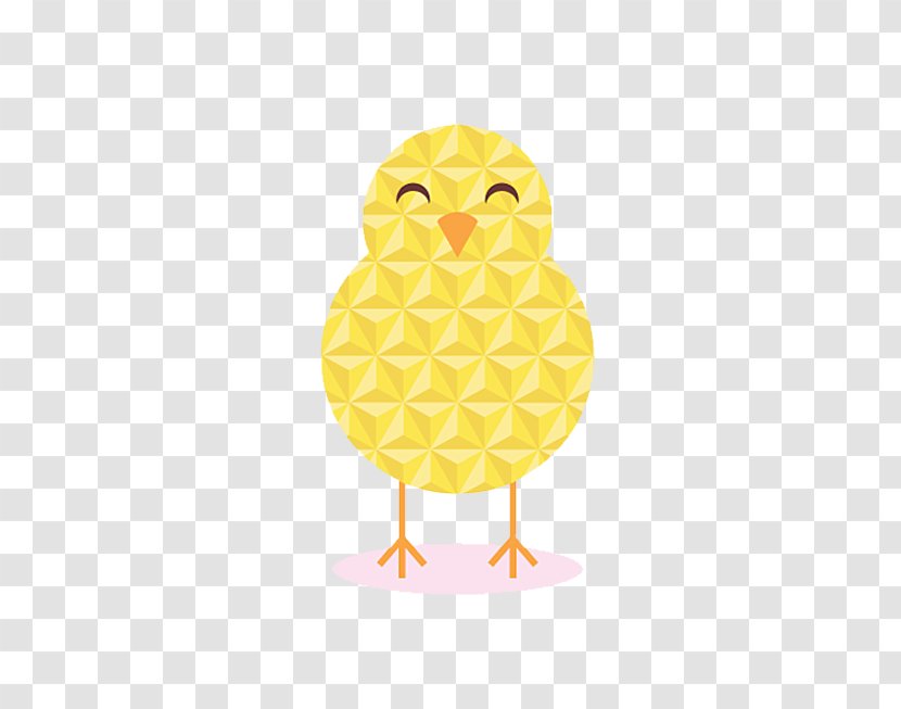 Chicken Bird Easter Illustration - Beak - Chick Creative Geometric Plane Transparent PNG