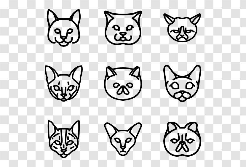 Free Cat Buckle Elements - Head - Tau Transparent PNG