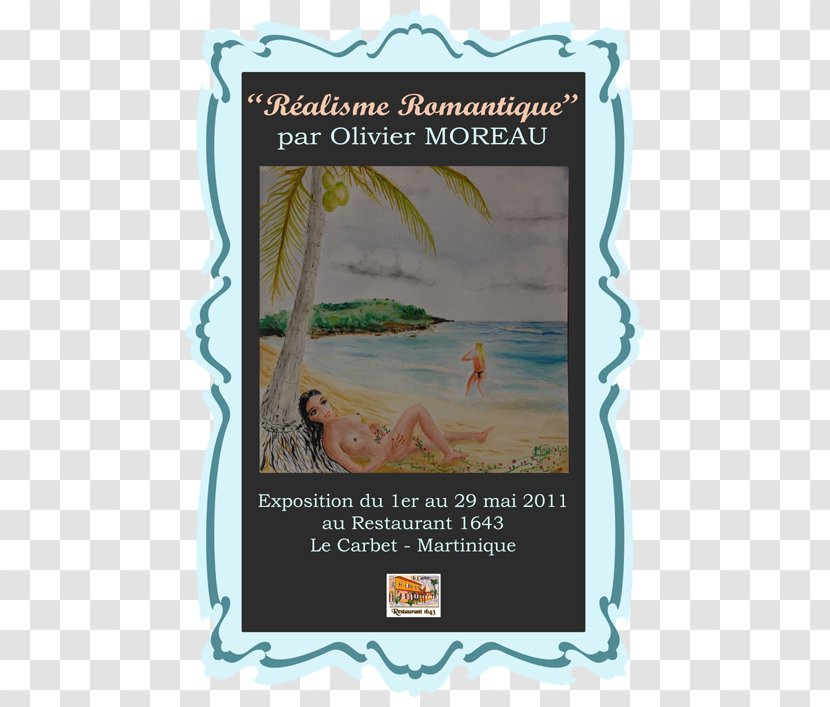 Poster Literary Realism Art Exhibition ZOO Martinique HOUSING LATOUCHE Painting - Aquarelle Romantique Transparent PNG