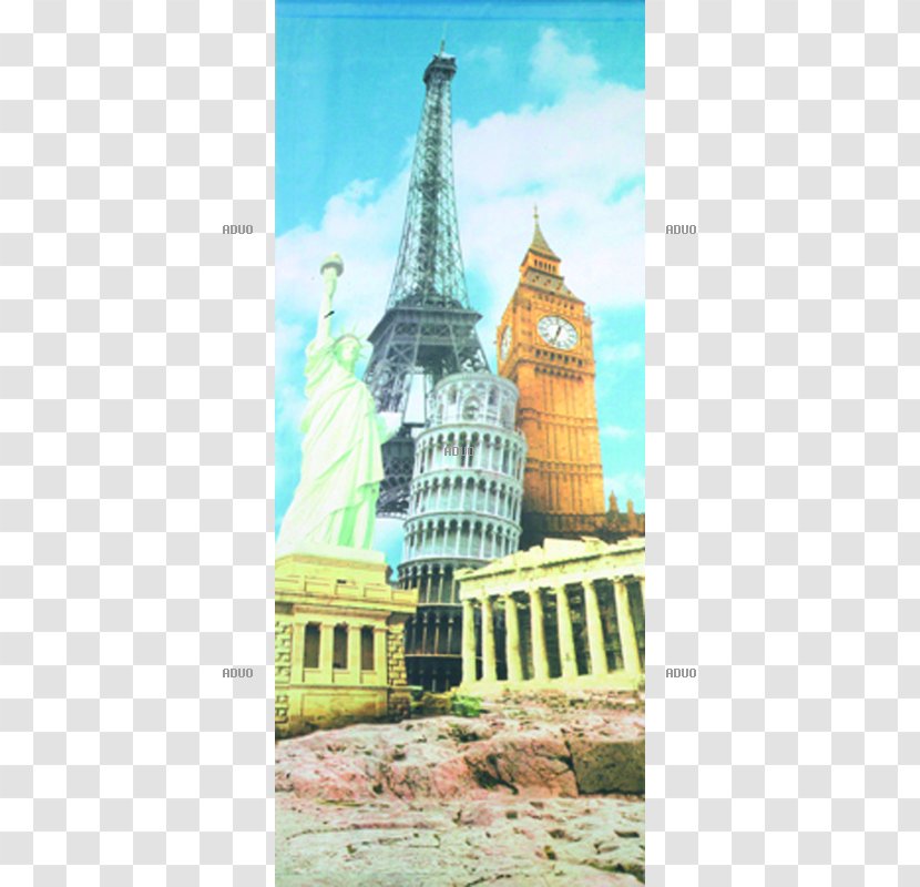 Monument Travel Textile Gute Reise, Bon Voyage Tourism - Tower Transparent PNG
