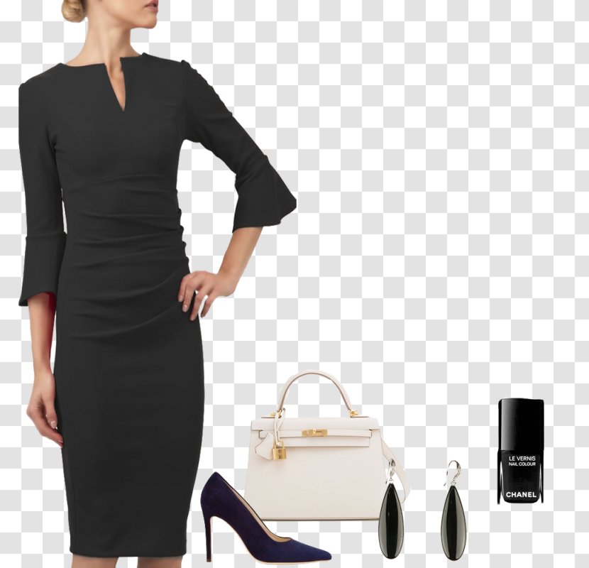 Little Black Dress Shoulder - Fashion Model - Design Transparent PNG
