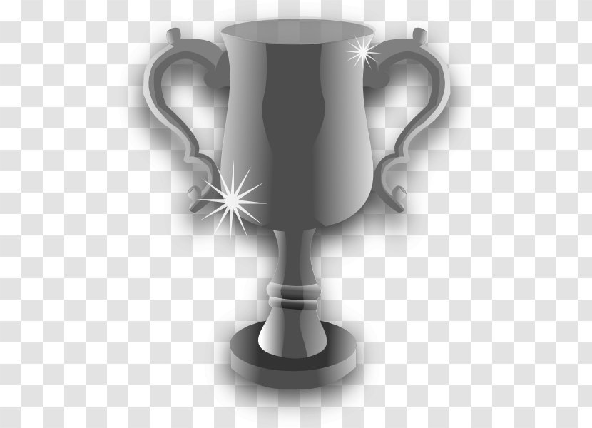 Trophy Silver Medal Award Clip Art Transparent PNG