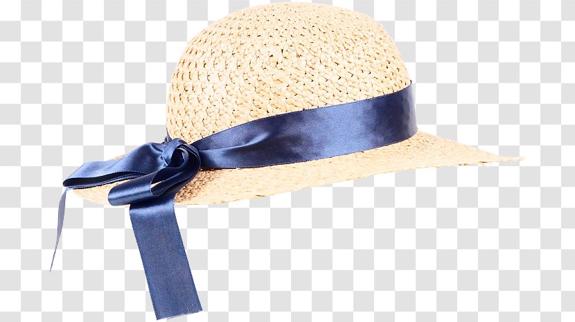 Sun Hat Straw Headgear - Fashion Accessory Transparent PNG