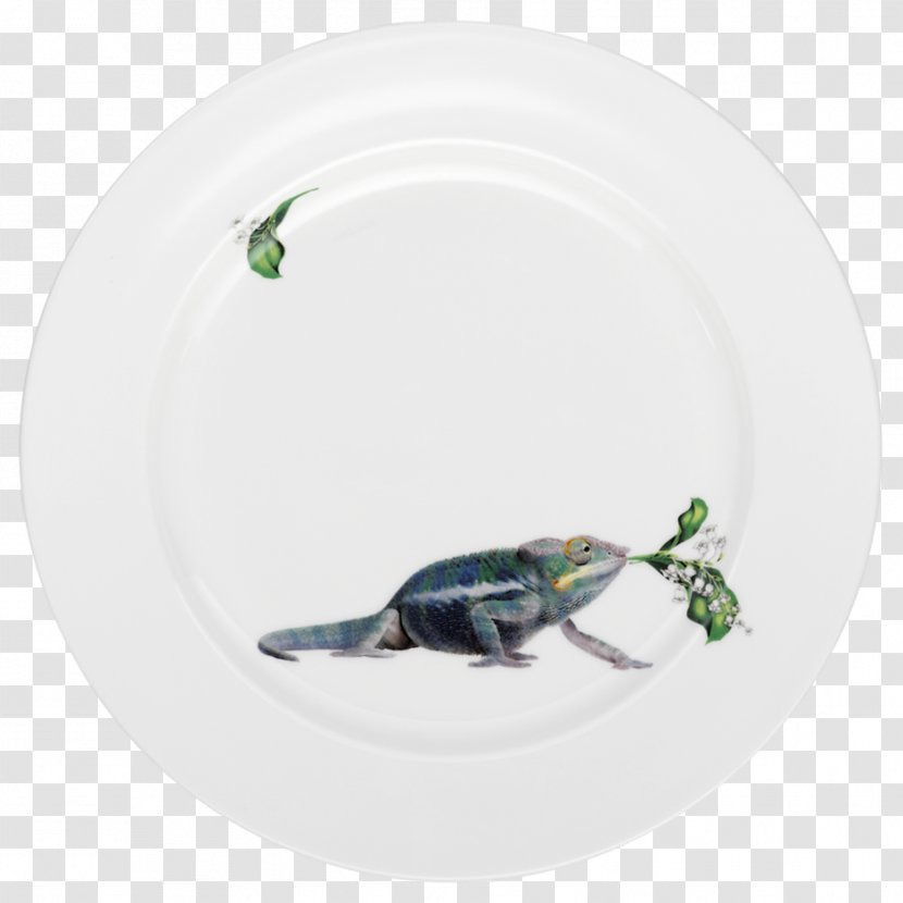 Lou Rota Tableware Plate Dish - London - Chameleon Transparent PNG