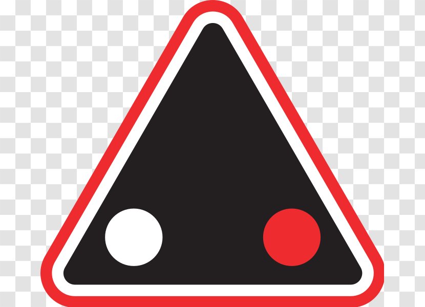 Traffic Sign Triangle Point Clip Art - Red Transparent PNG