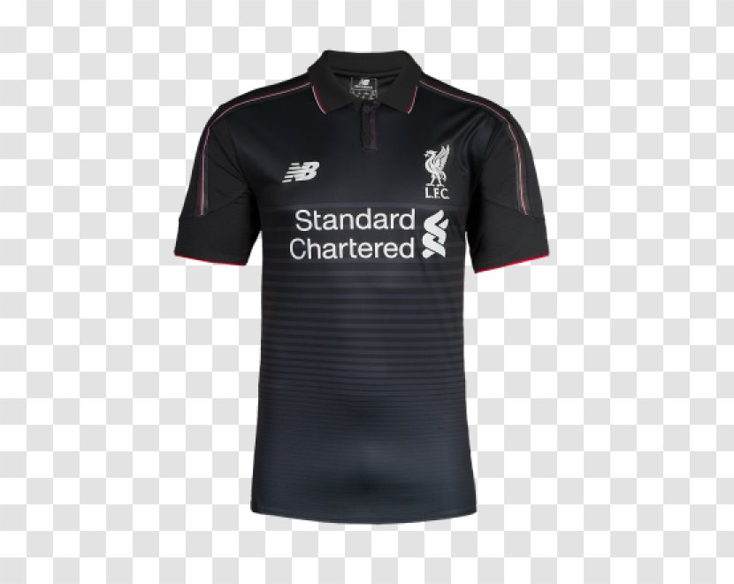 Liverpool F.C. T-shirt Anfield New Zealand National Rugby Union Team Jersey - Collar Transparent PNG