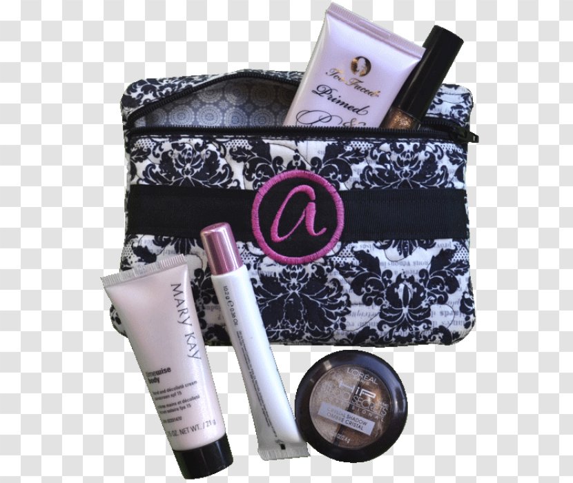 Cosmetics Purple Gift - Hand Made Cosmatic Bag Transparent PNG
