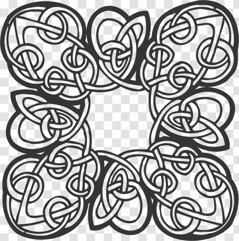 Islamic Ornament Vector Graphics Image Celtic Knot - Coloring Book Transparent PNG
