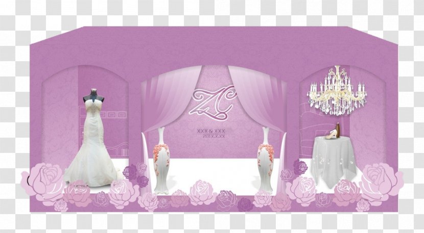 Wedding Purple - Scene Transparent PNG