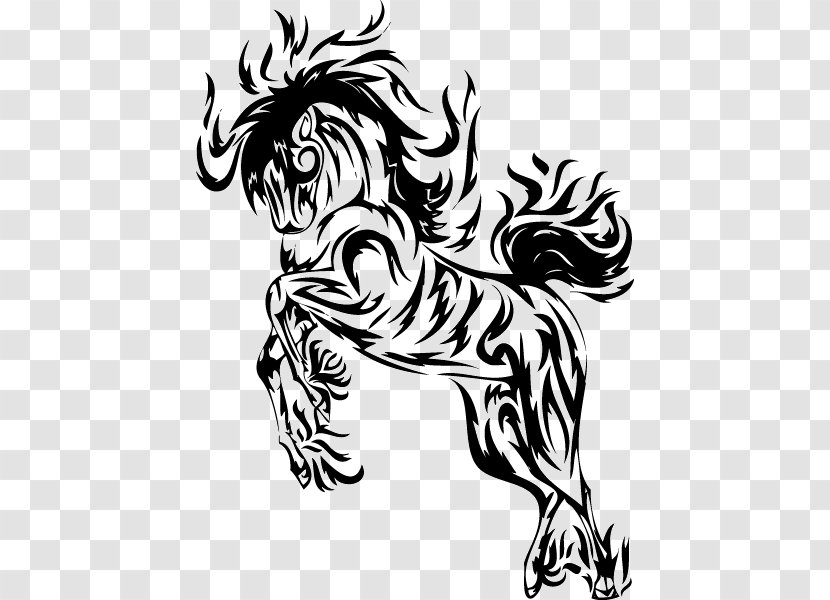 Horseshoe Collection Tattoo Rearing - Heart - Horse Transparent PNG