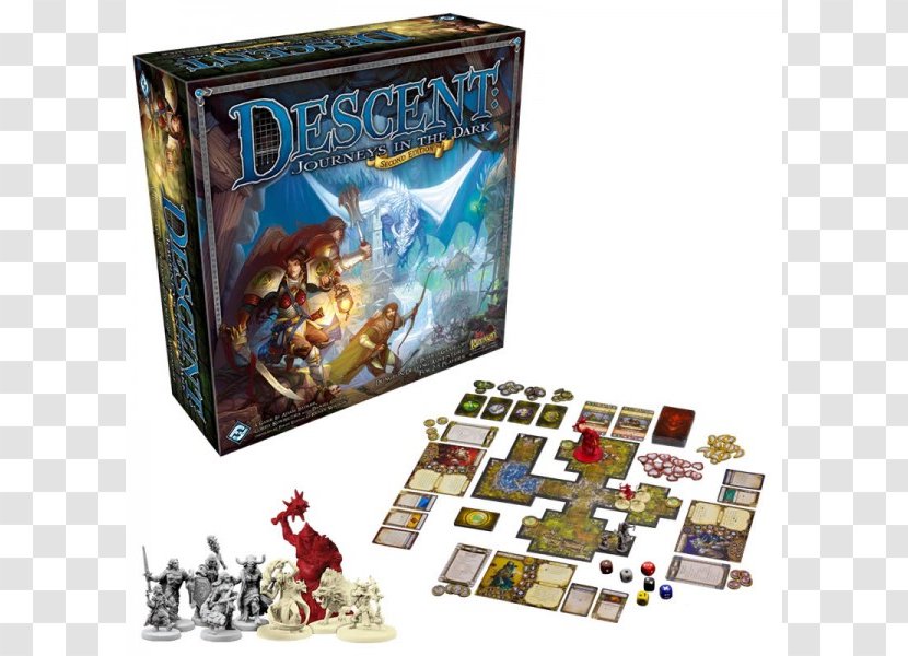 Descent: Journeys In The Dark Board Game Edge Voyage Dans Les Ténèbres (2ème Édition) Fantasy Flight Games - Devir - Destiny Transparent PNG