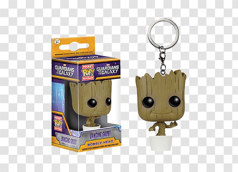 Baby Groot Funko Key Chains Star-Lord - Head Transparent PNG
