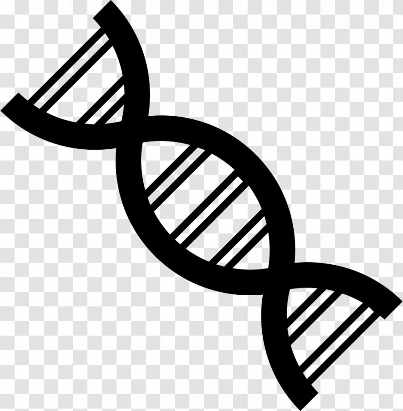 Black And White Symbol Pdf - Genetics - Dna Transparent PNG