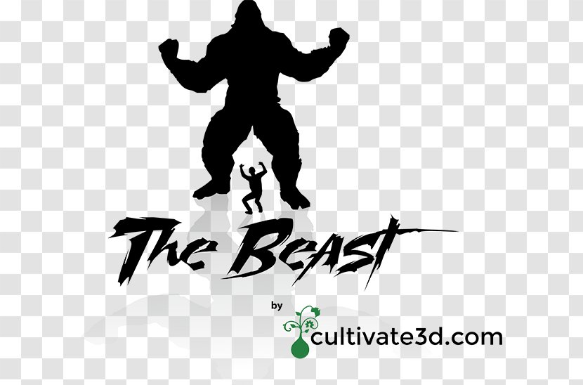 Logo Illustration Silhouette Font Human Behavior - Printer - Beast Poster Transparent PNG