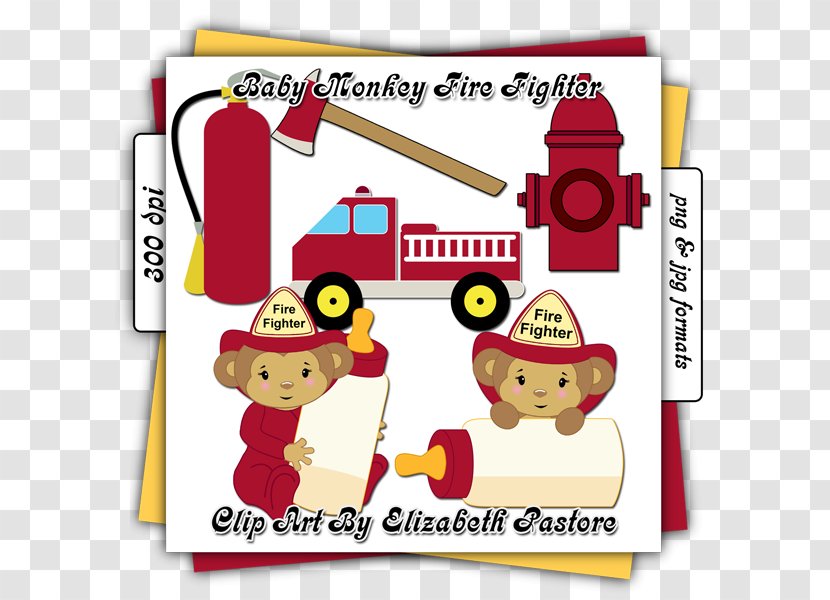 Firefighter Fire Hydrant Clip Art - Axe - Baby Monkey Clipart Transparent PNG
