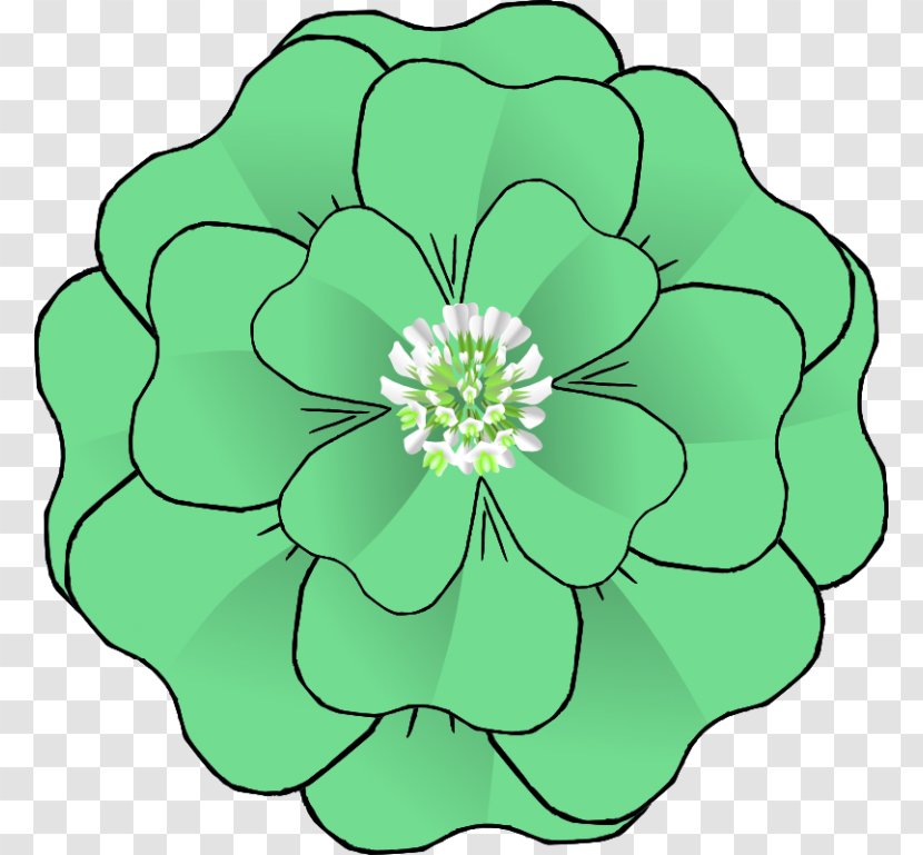 Clip Art Corsage Openclipart Flower Four-leaf Clover - Bouquet Transparent PNG