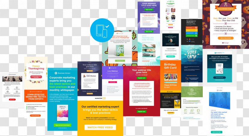 Email Marketing HTML Advertising Campaign - Html Transparent PNG
