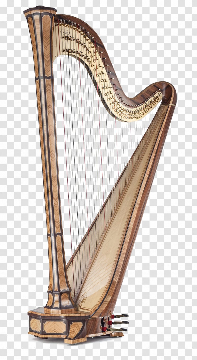 Salvi Harps Pedal Harp Harpes Camac SAS Morley - Konghou - Traditional Chinese Musical Instruments Folk Instrument Transparent PNG