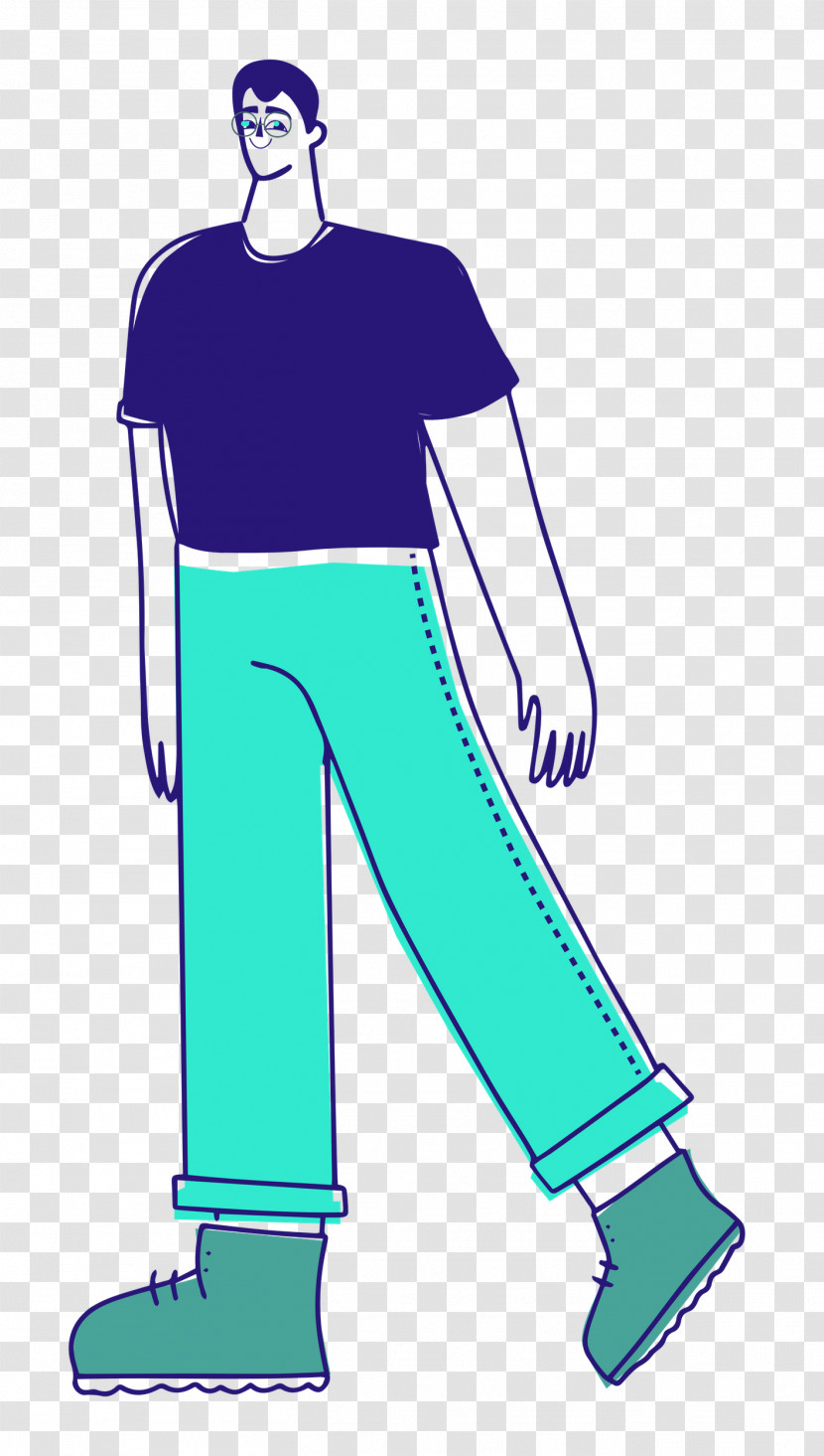 Boy Standing Transparent PNG