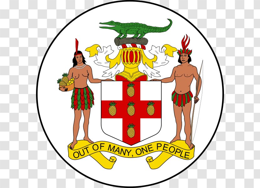 Coat Of Arms Jamaica T-shirt Flag - Logo Transparent PNG