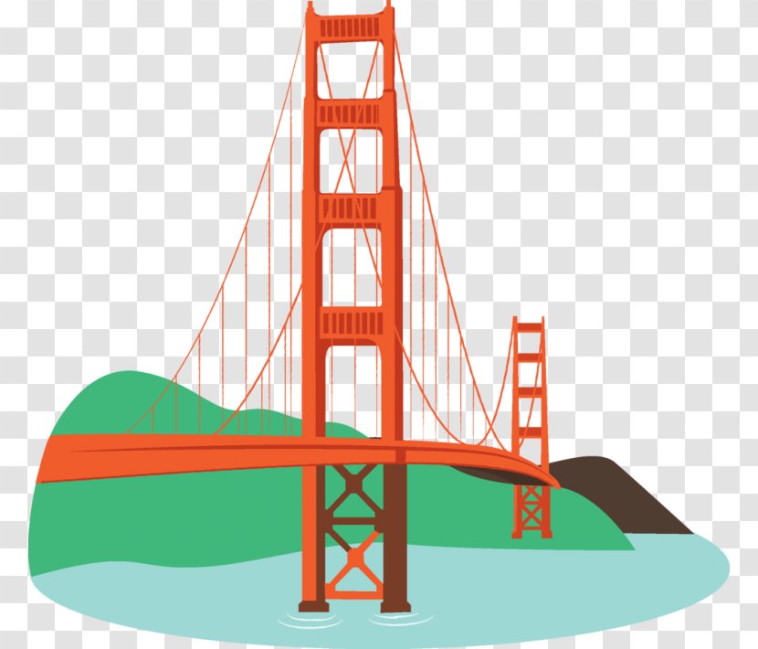 Golden Gate Bridge Baker Beach Alcatraz Island Clip Art - Photography Transparent PNG