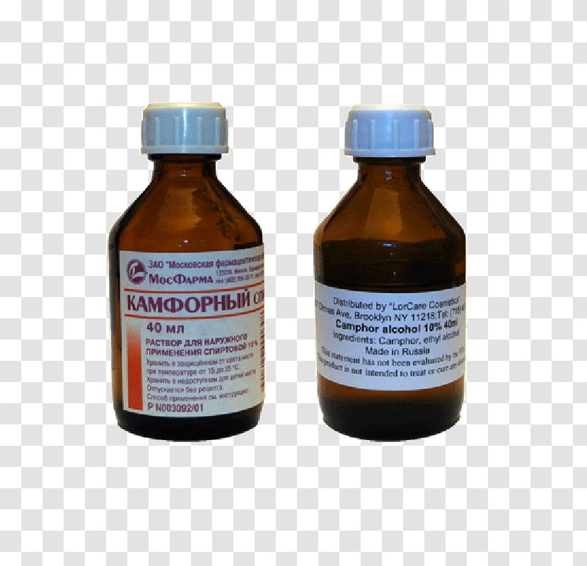 Camphor Tincture Antiseptic Alcohol Counterirritant Transparent PNG