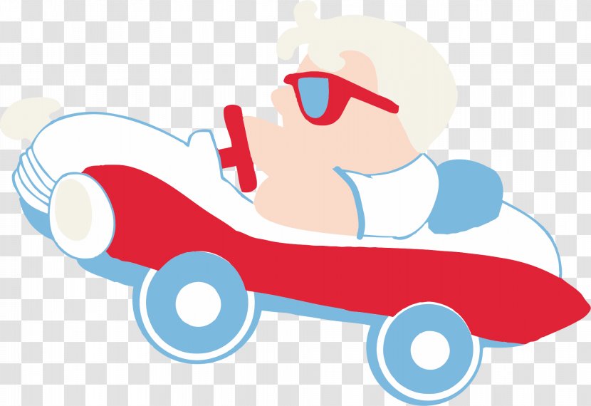 Cartoon Animation - Heart - Character Driving Transparent PNG