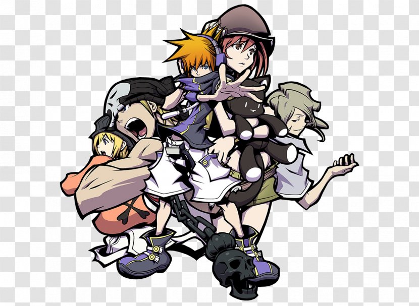 The World Ends With You Nintendo Switch Video Game DS - Silhouette Transparent PNG